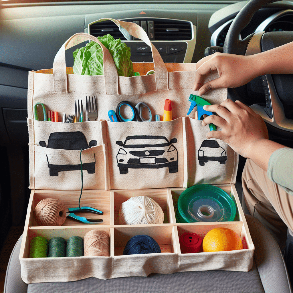 Convierte una Bolsa Descartada de Mercadona en un Organizador Funcional para tu Maletero