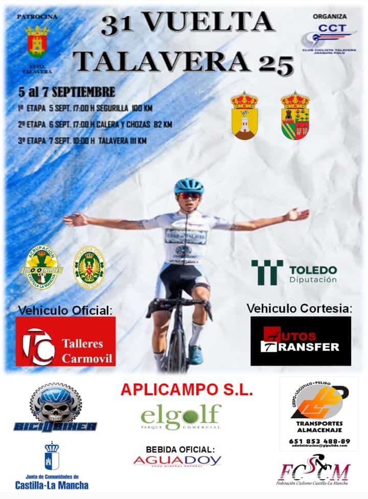 Tres etapas de perfil montañoso para disfrutar del mejor ciclismo junior en la XXXI Vuelta a Talavera