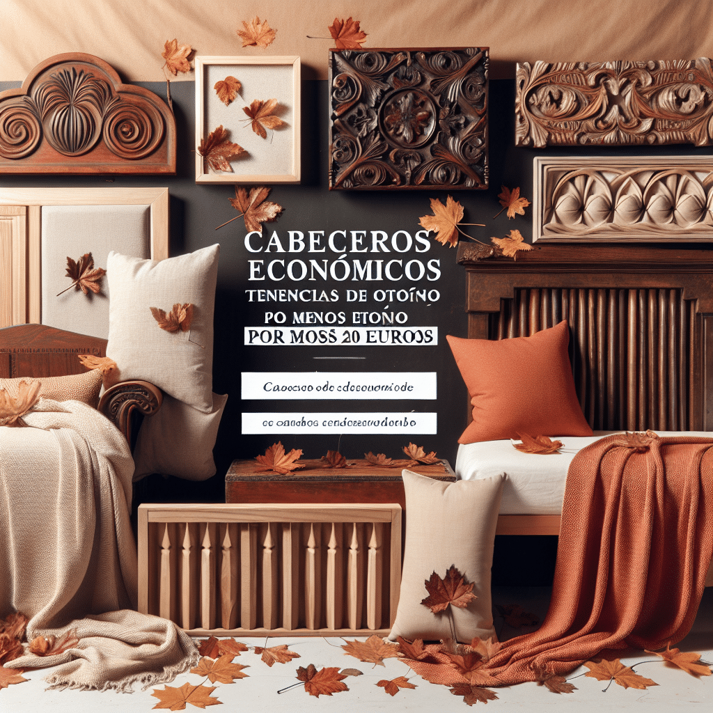 Cabeceros Económicos: Tendencias de Otoño por Menos de 20 Euros