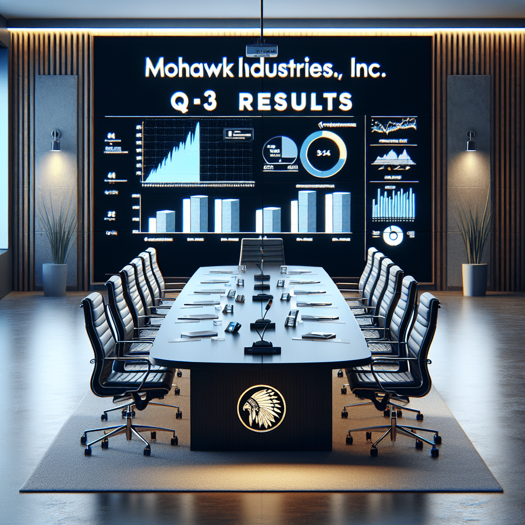 Mohawk Industries, Inc. Anuncia Teleconferencia para Presentar Resultados del Tercer Trimestre