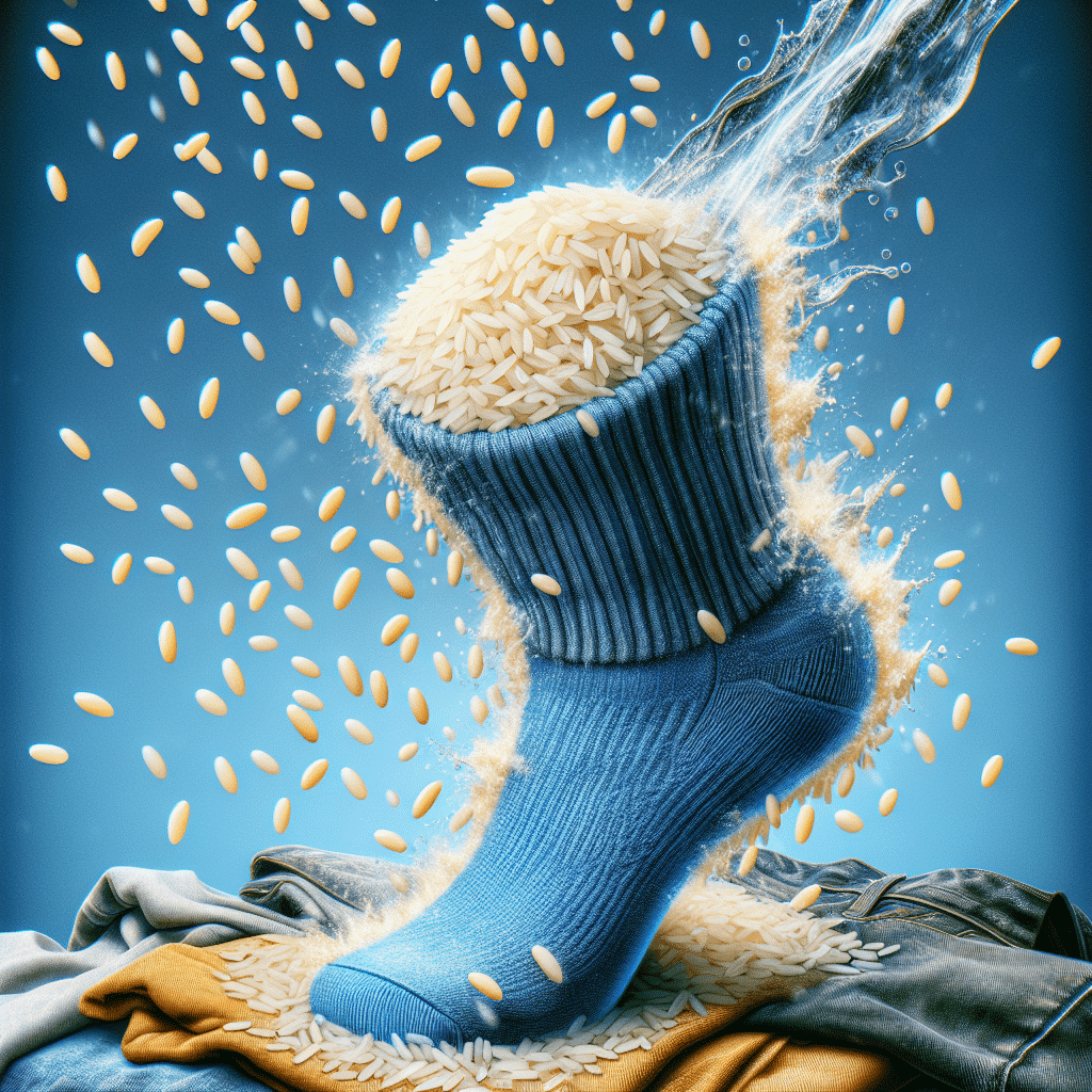 Seca tu Ropa Rápido con el Ingenioso Truco del Calcetín con Arroz