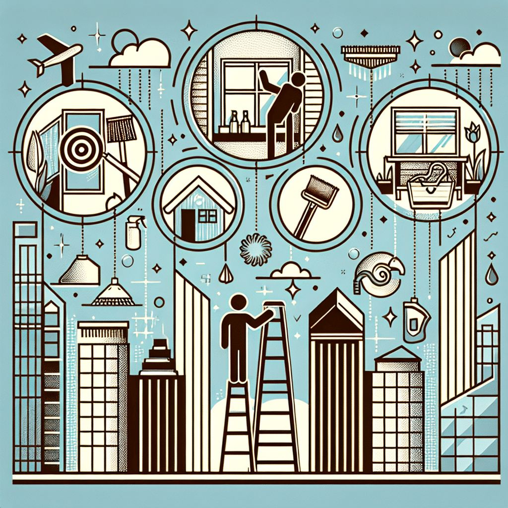 Cinco Tácticas Innovadoras para Limpiar Cristales Altos Sin Escaleras