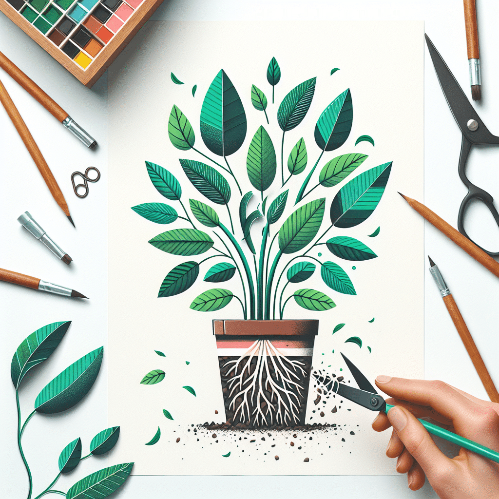 Guía para una Planta Radiante: Recorta Puntas y Limpia Hojas para un Cuidado Óptimo