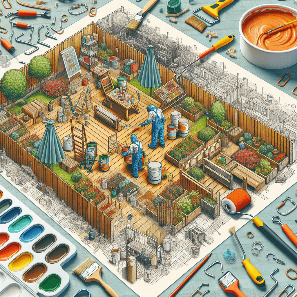 Guía Creativa y Segura para Pintar tu Huerto Urbano de Madera