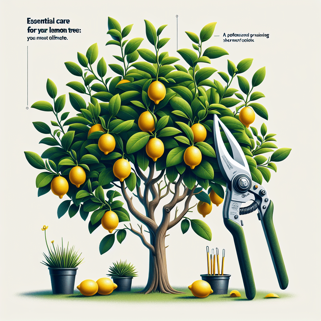 Guía Esencial: Cómo Podar los Brotes de tu Limonero para un Crecimiento Saludable