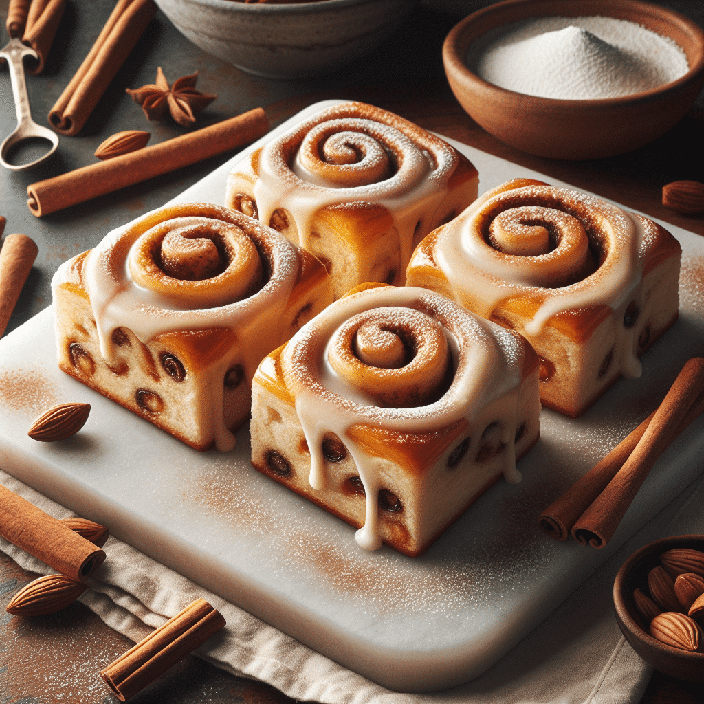 Blondies de Cinnamon Roll: Una Delicia Irresistible