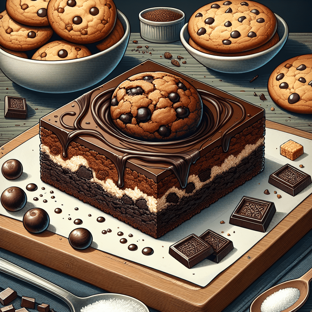 Delicia Doble: Receta de Brownie con Toque de Galleta