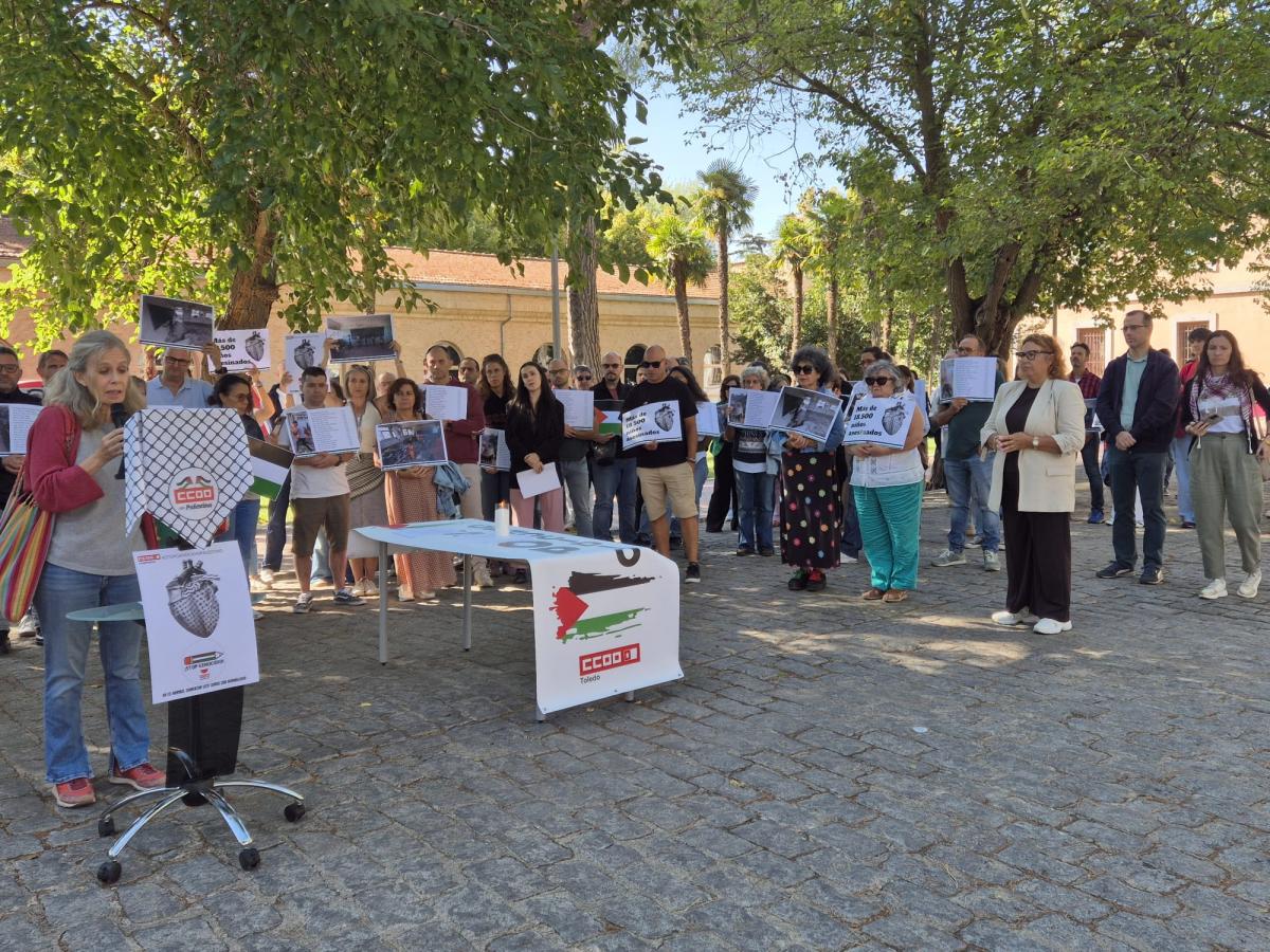 Educación y CCOO Piden el Cese del Conflicto en Gaza