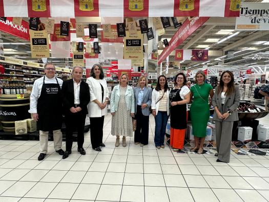 El Gobierno regional promueve los alimentos Campo y Alma en los hipermercados Alcampo de Castilla-La Mancha.
