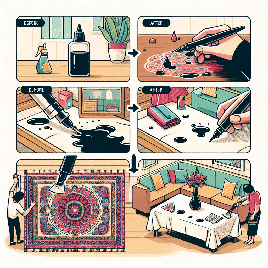 Guía Completa para Quitar Manchas de Tinta en Manteles y Tapetes