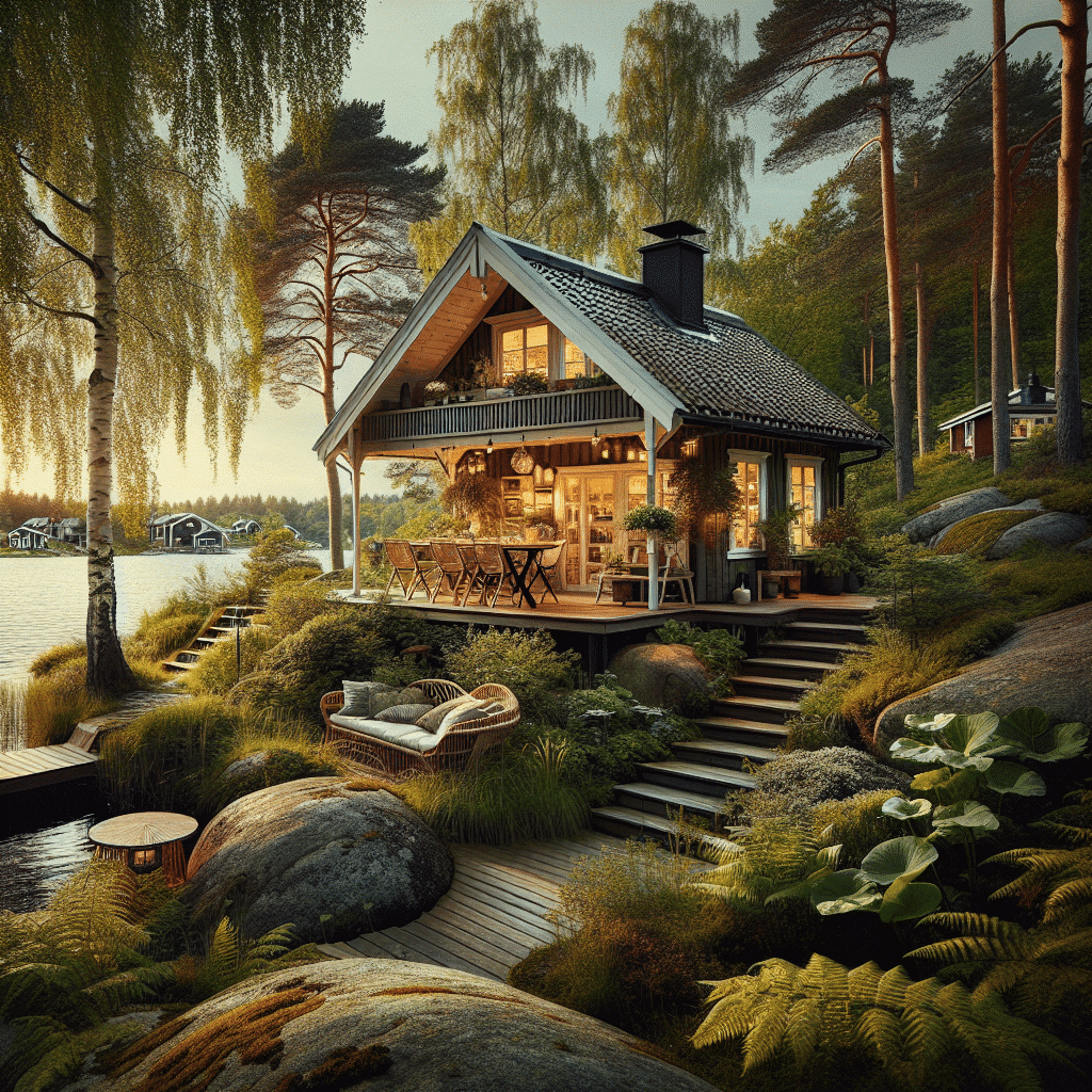Idílico Hogar Sueco: Encantadora Casa en la Naturaleza de Gotemburgo