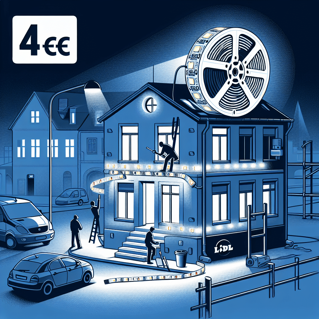 Lidl Presenta Económica Tira LED con Sensor de Movimiento para Iluminación Sin Obras