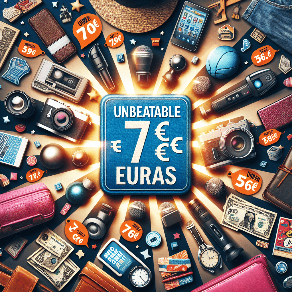 Ofertas Increíbles: Consigue Todo por Menos de 7 Euros