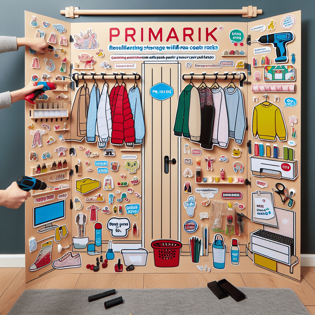 Primark Innova: Puertas que se Transforman en Prácticos Percheros sin Taladros