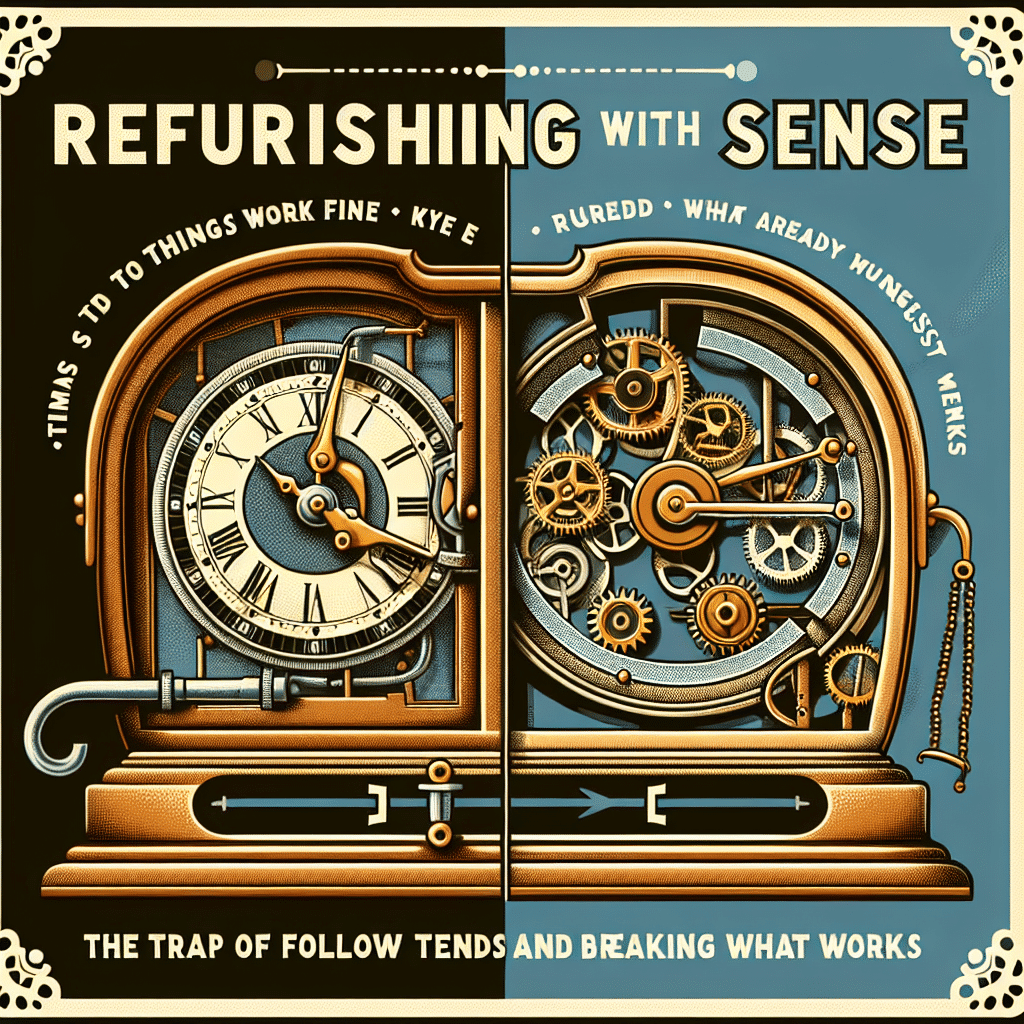 Reforma Sensata: Evita la Moda y Conserva lo Eficaz