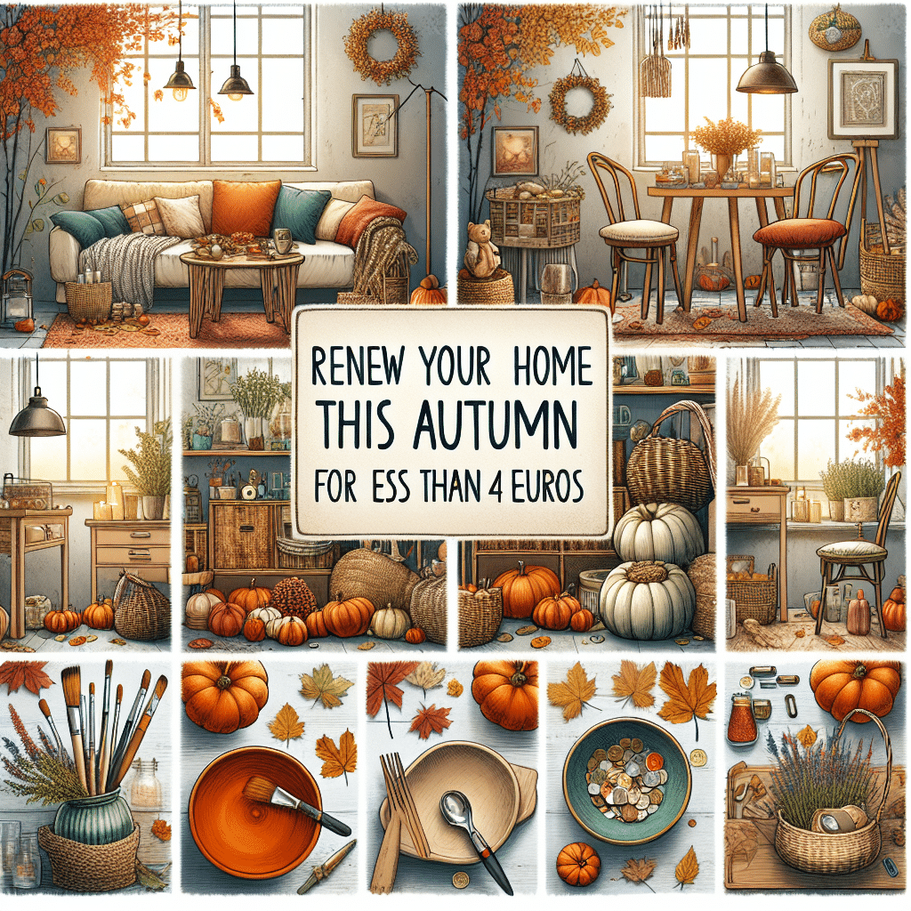 Transforma tu Hogar este Otoño por Menos de 4 Euros
