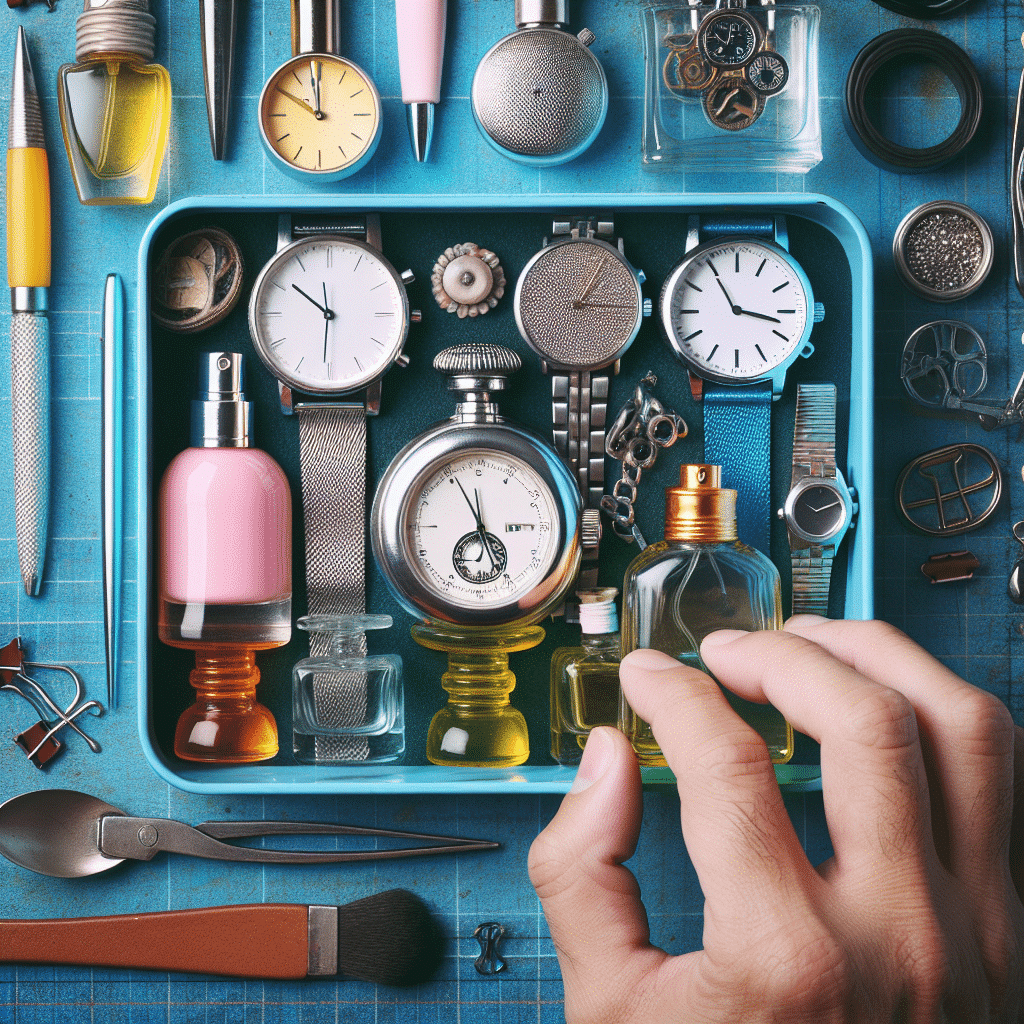 Convierte Mini Perfumes en un Elegante Organizador de Accesorios y Relojes