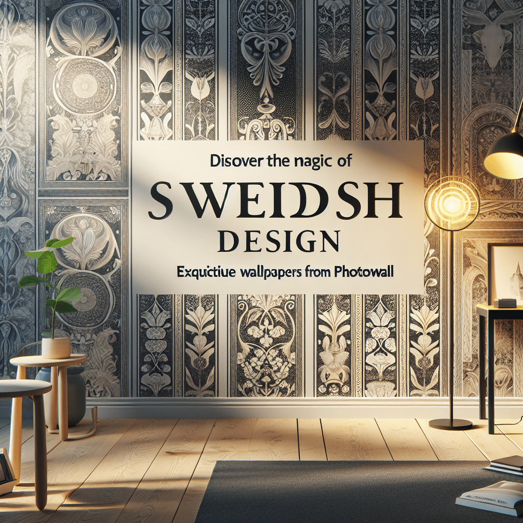 Descubre la Magia del Diseño Sueco: Papeles Pintados Exquisitos de Photowall