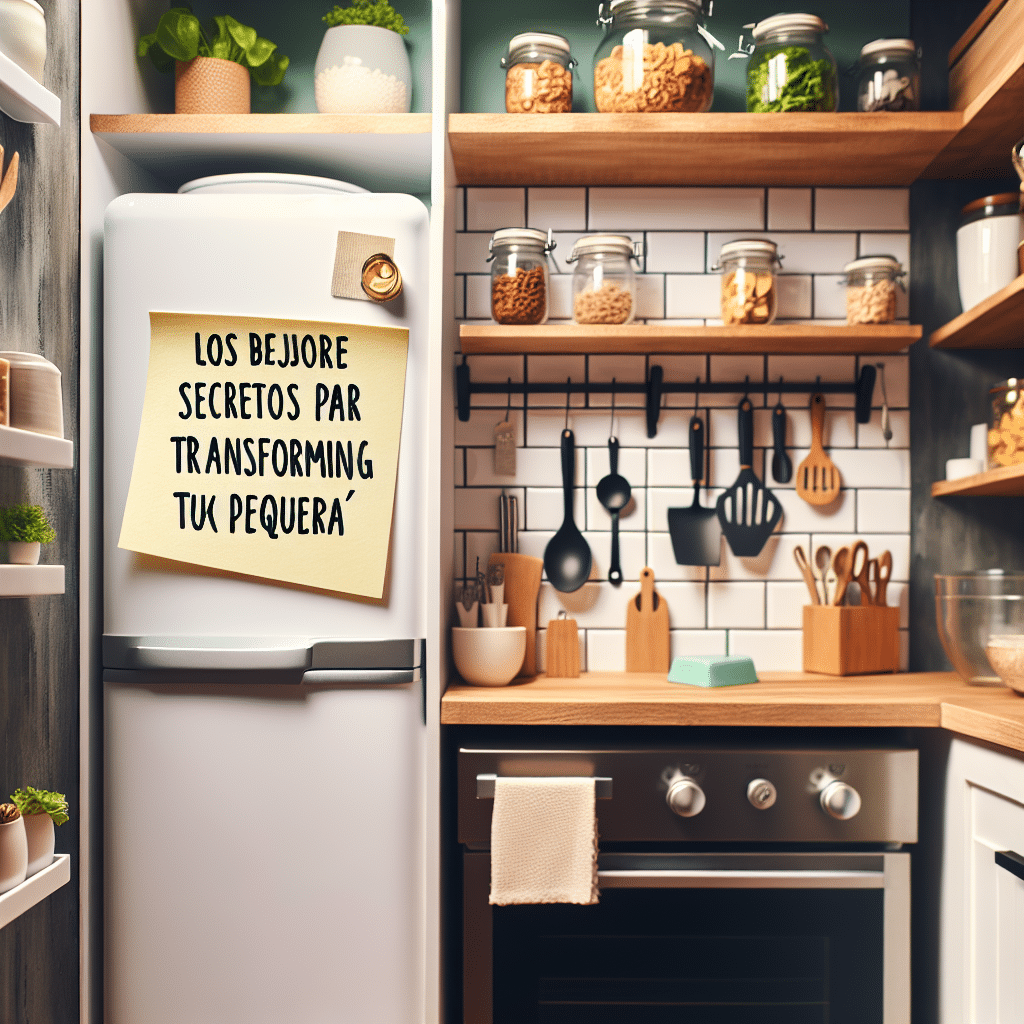 Los Mejores Secretos de Marie Kondo para Transformar tu Cocina Pequeña