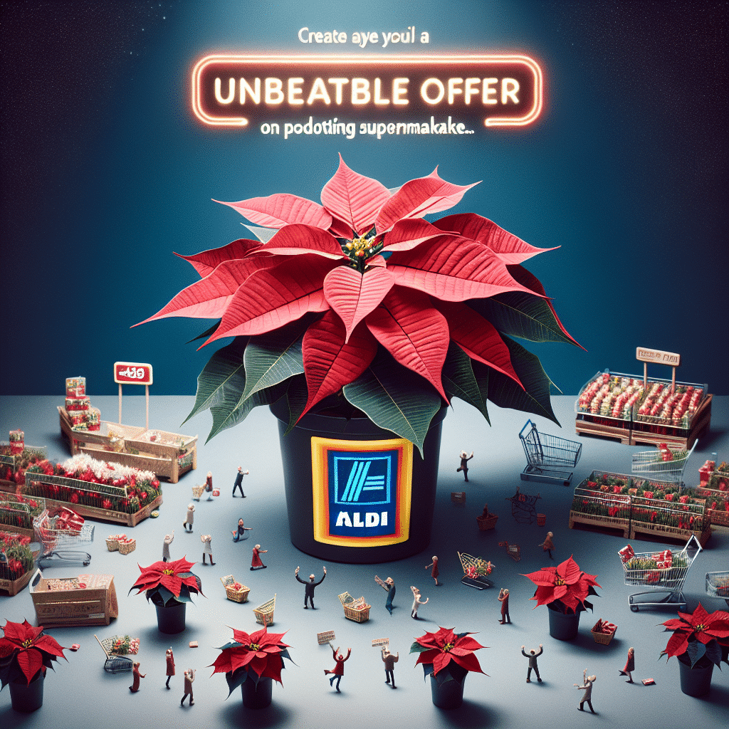 Aldi Se Impone a Lidl Ofreciendo Flor de Pascua a Precio Insuperable