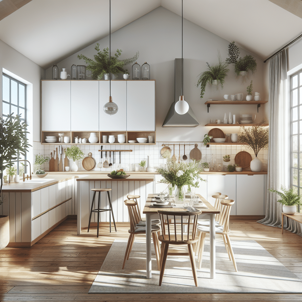 Transforma tu Cocina: El Encanto del Comedor Escandinavo