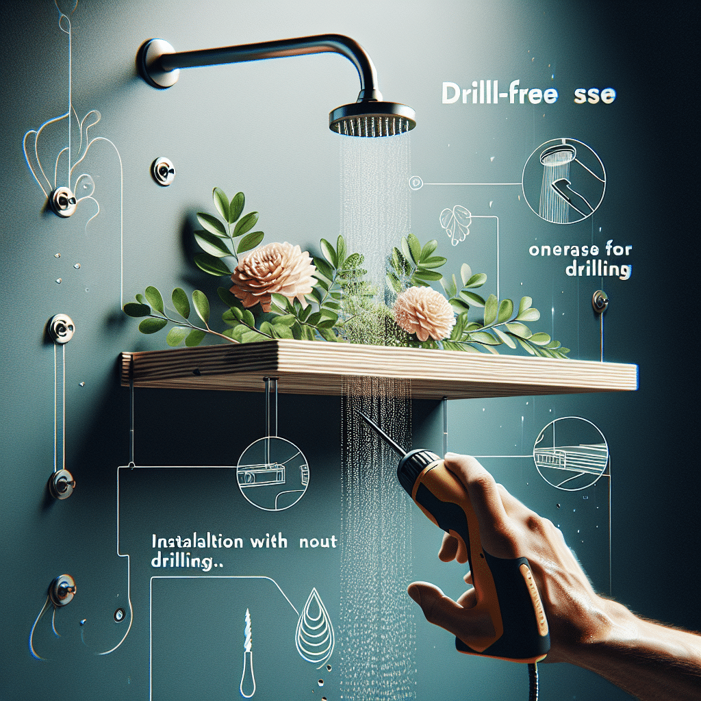 Renueva tu Ducha: Estantería Elegante de Leroy Merlin, ¡Sin Taladros!