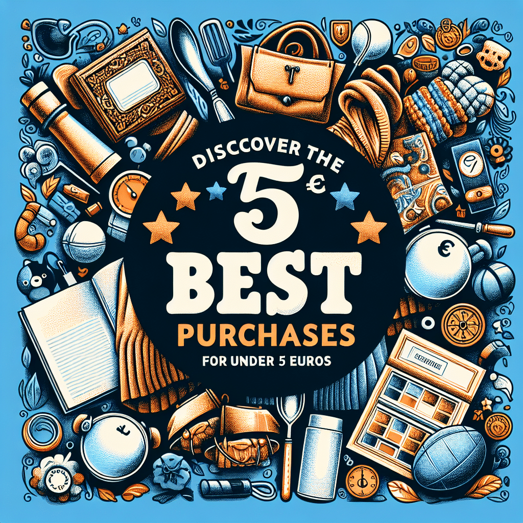 Chollos Increíbles: Descubre Gangas por Menos de 5 Euros