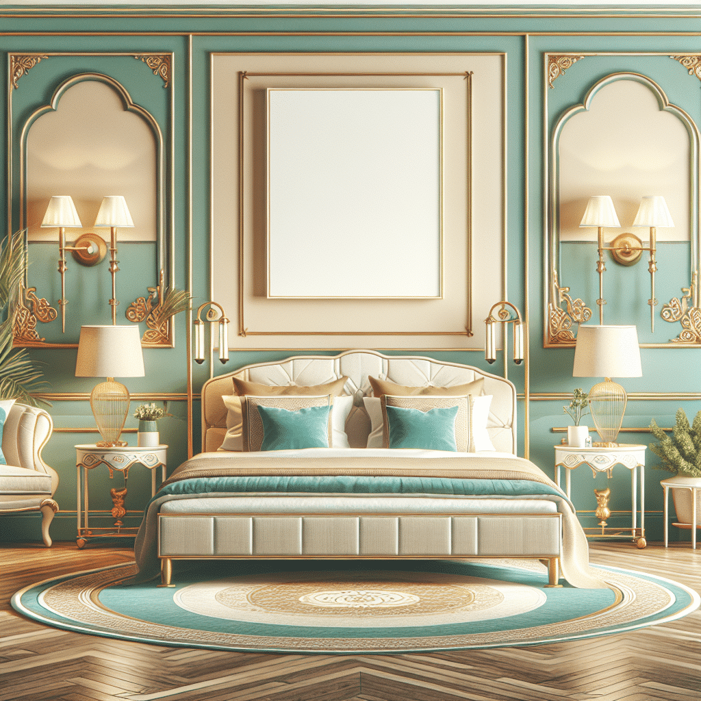 Un Refugio Retro: Paula Echevarría y Miguel Torres Transforman su Dormitorio con Turquesa y Dorados