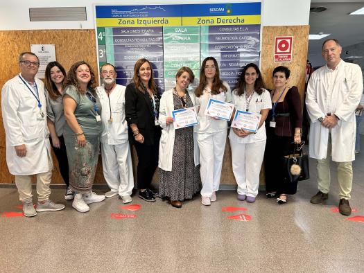 Enfermeras del Hospital de Toledo galardonadas por su innovadora lectura digital de pruebas cutáneas para alergias