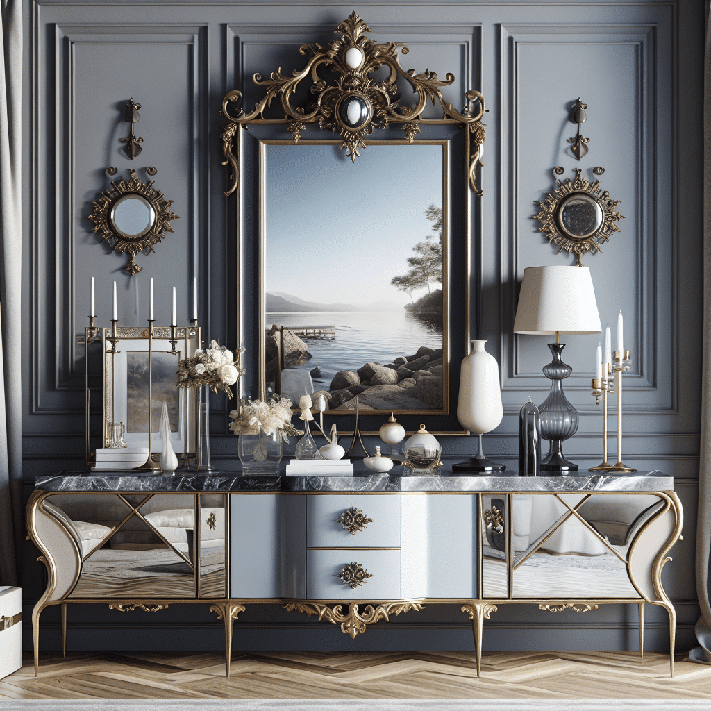 Espejos y Consolas: Elegancia y Práctica en tus Muebles Bajos