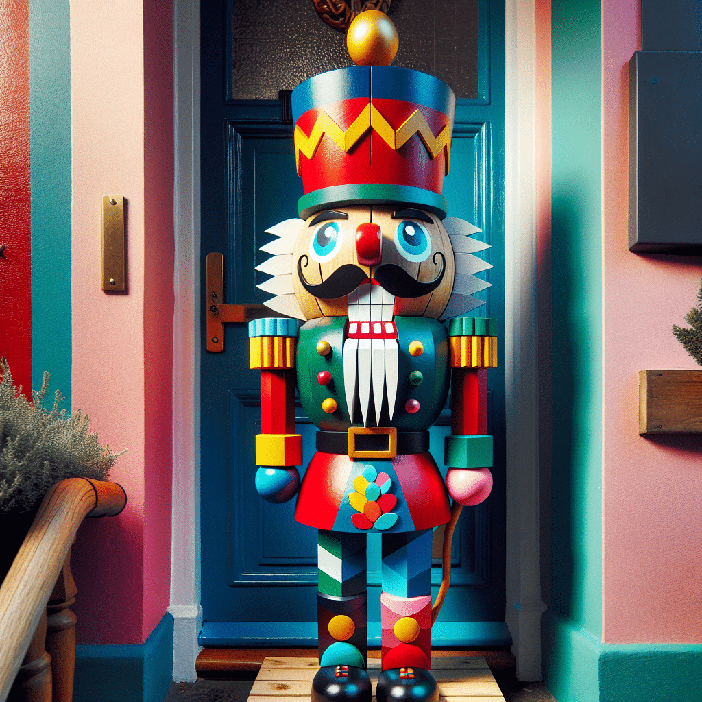 Creatividad Inesperada: Un Cascanueces Único para Tu Puerta