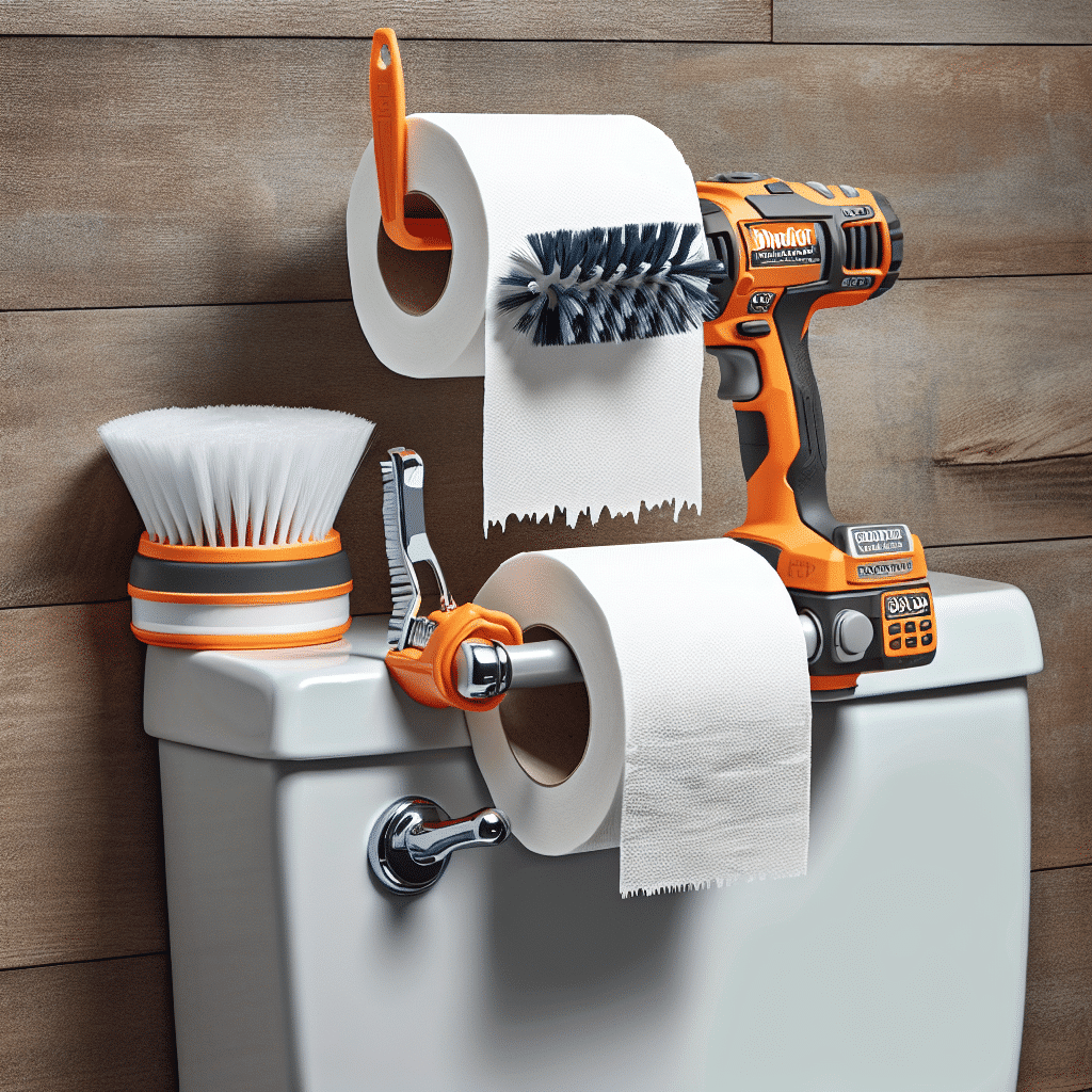 Leroy Merlin: Oferta en el Portarrollos 2 en 1 sin Taladros con Escobilla de Baño