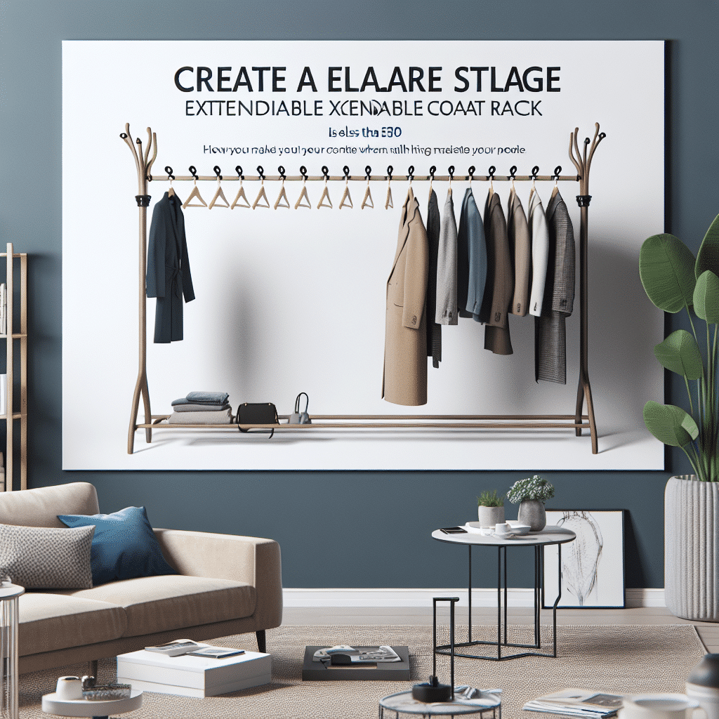 Perchero Extensible Asequible: Elegancia y Calidad por Menos de 18 Euros