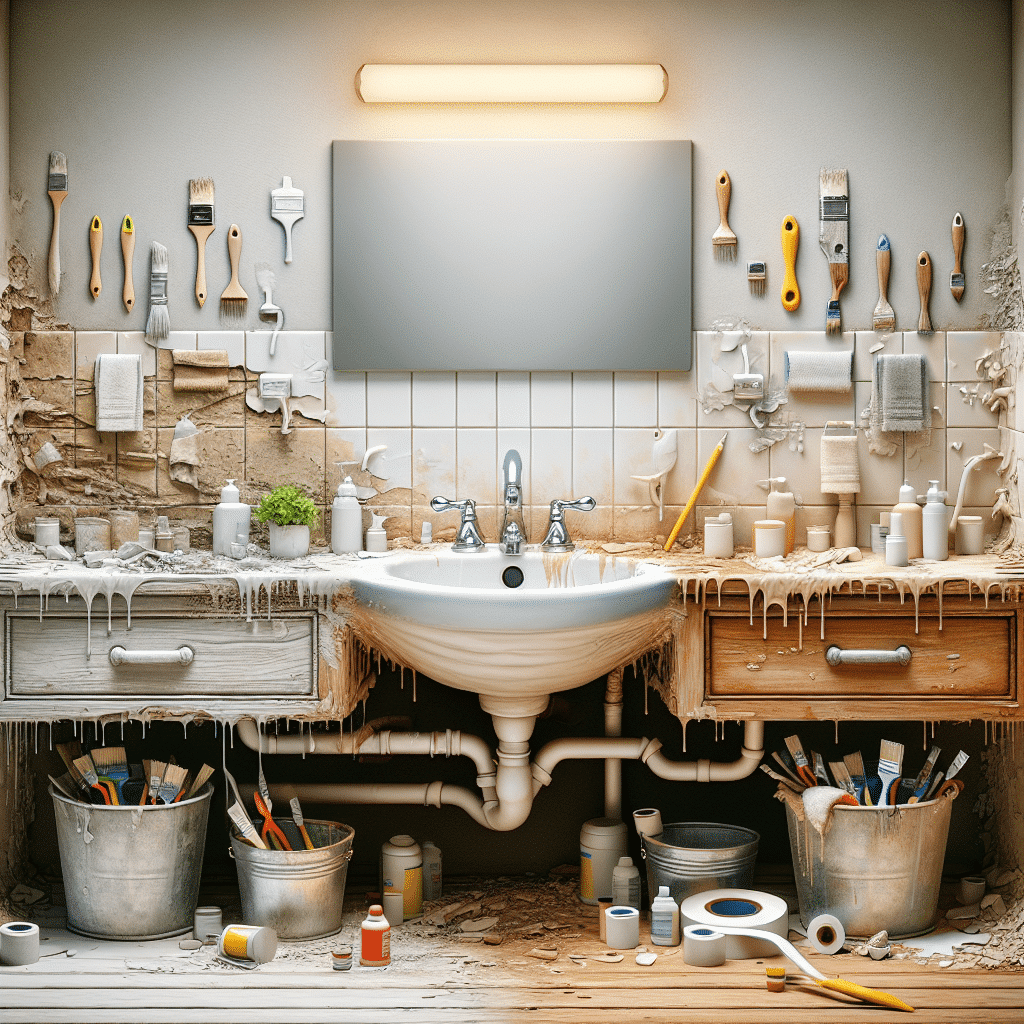 Transforma tu Lavamanos: Renueva con Pintura Sin Obras