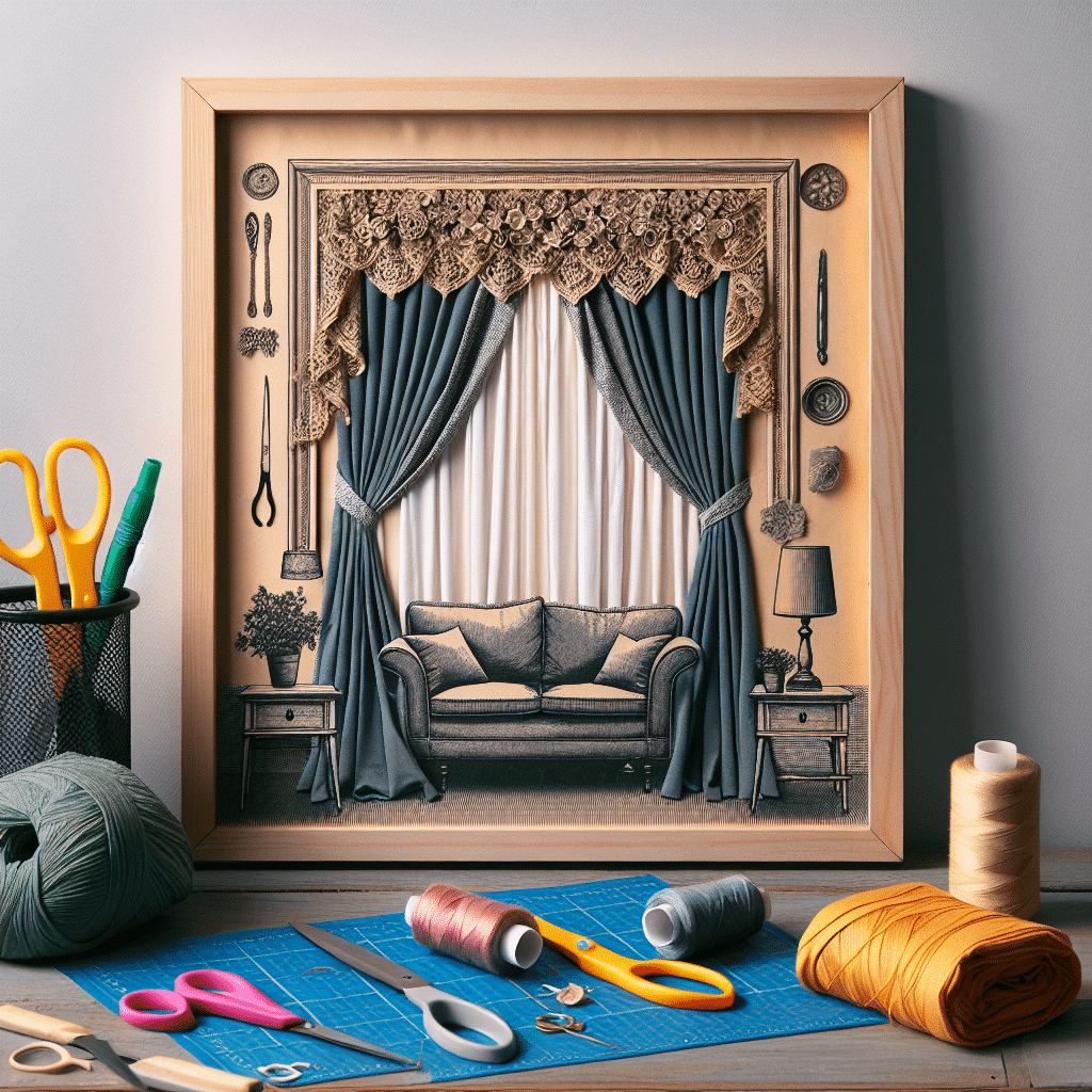 Renueva tu Espacio: Convierte Cortinas Viejas en Obras de Arte para el Hogar