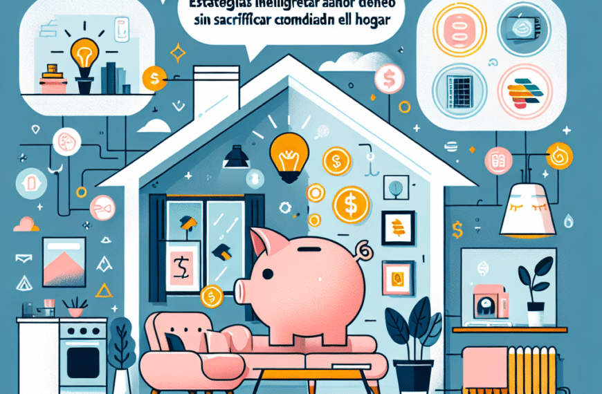 Estrategias Inteligentes para Ahorrar Dinero sin Sacrificar Comodidad en el Hogar