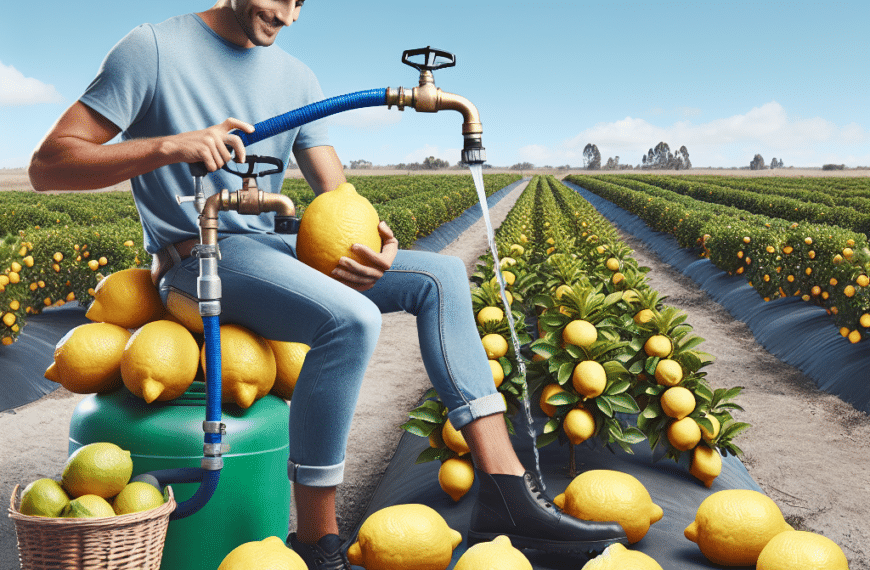 Optimización del Riego para Maximizar el Tamaño de los Limones