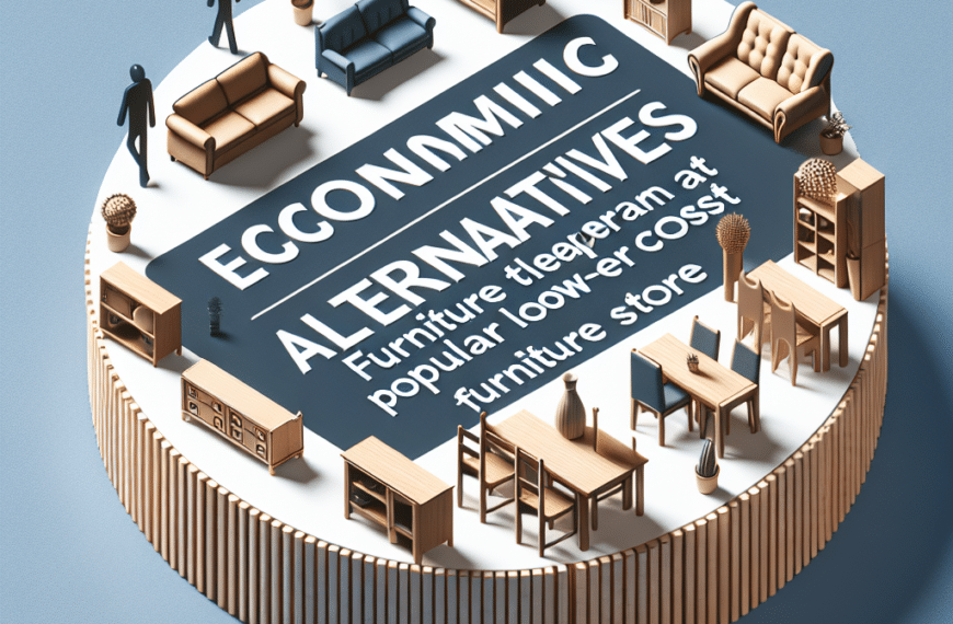 Muebles Económicos: Opciones Más Asequibles que Ikea