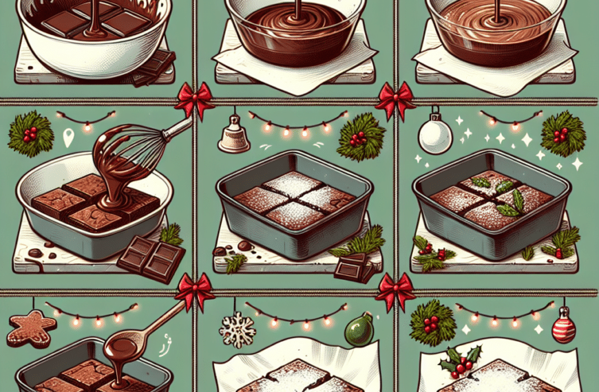 Brownies Festivos: Deliciosa Receta Rápida y Fácil