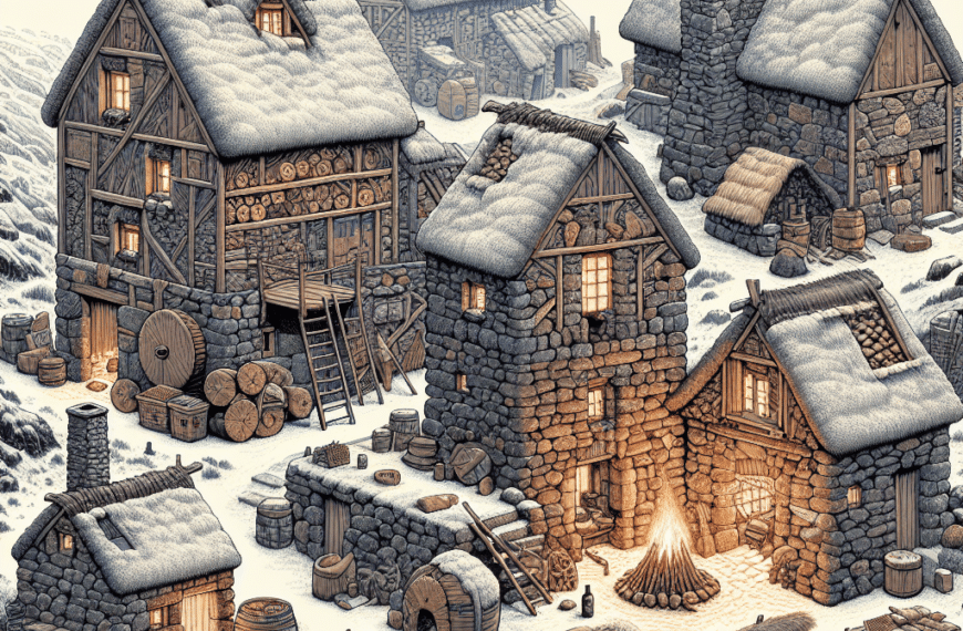 Arquitectura Medieval: Viviendo el Frío sin Chimeneas ni Ventanas