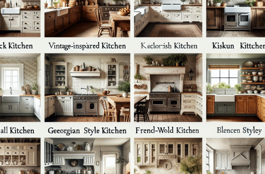 Transforma tu Hogar: 10 Estilos de Cocinas Clásicas que Inspiran