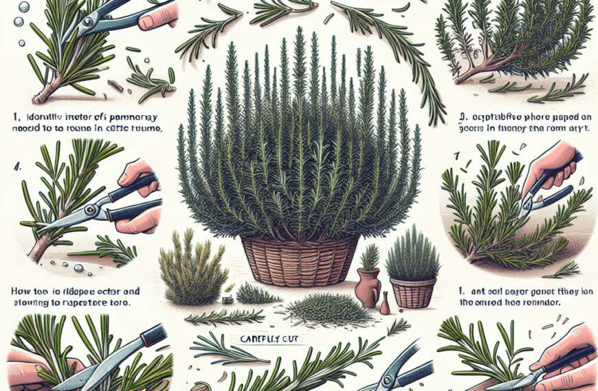 Claves para Podar el Romero en Enero y Garantizar un Crecimiento Exuberante Todo el Año