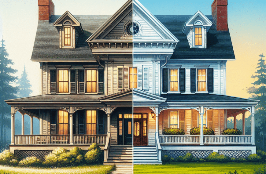 Fusión de Épocas: La Casa Colonial Moderna vs. La Casa Americana Tradicional