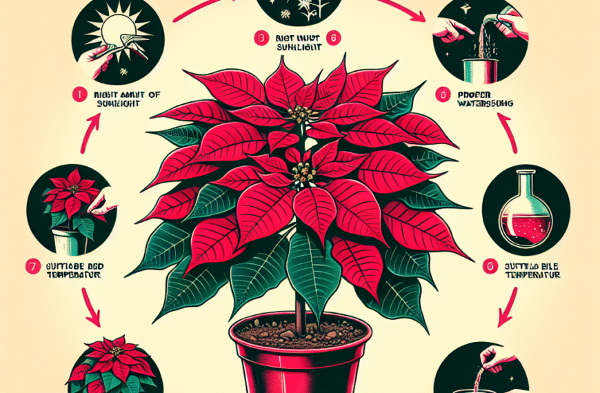 Cómo Mantener tu Flor de Pascua Radiante Durante Todo el Año