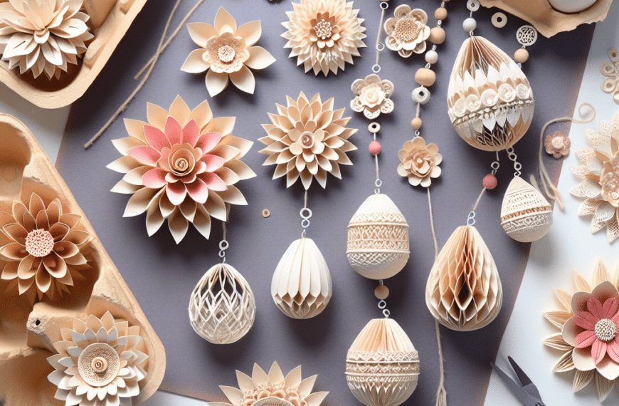 Decoración Original: Creaciones Asombrosas con Cartones de Huevos