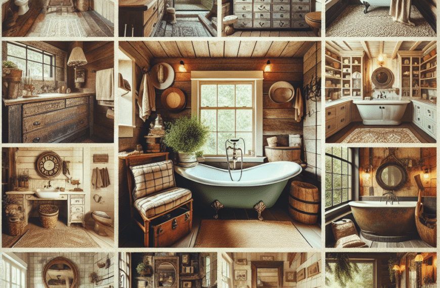 24 Fascinantes Baños Rústicos: Una Galería Inspiradora