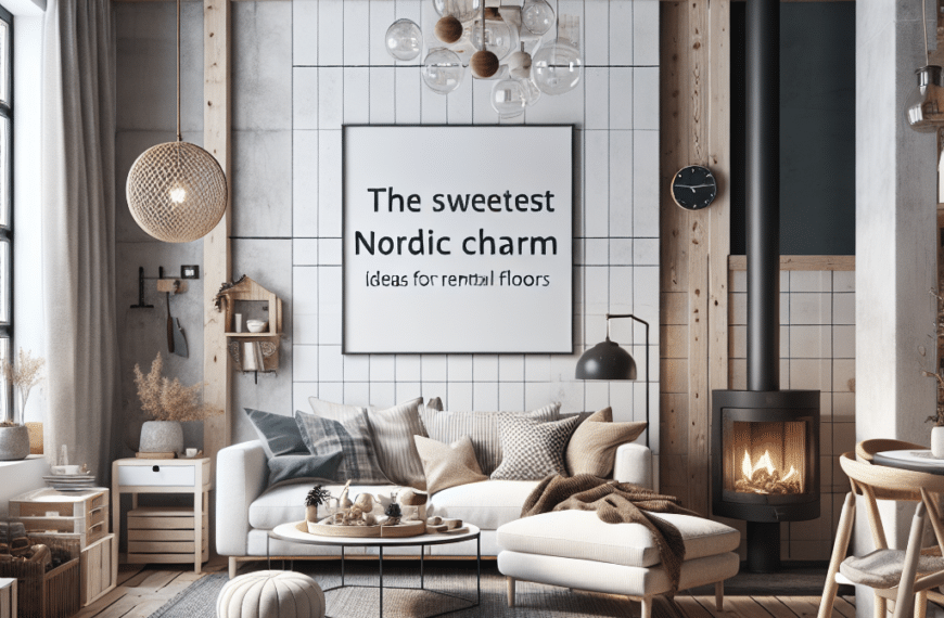 Encanto Nórdico en 44 m²: Inspiración Dulce para Tu Piso de Alquiler