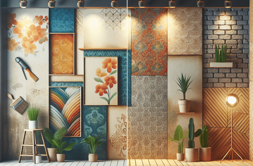 Adiós al Papel Pintado: Innovadoras Tendencias en Diseño de Interiores