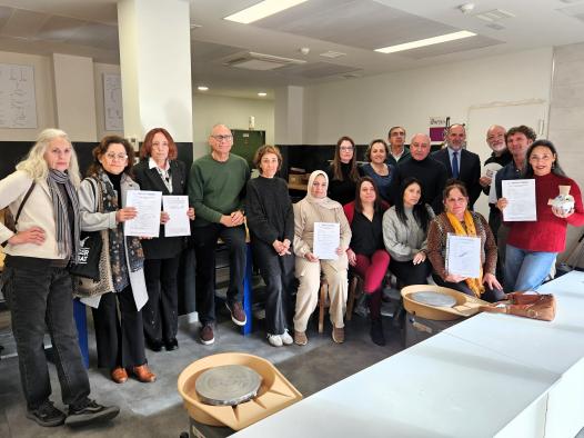 El centro de formación de artesanía de Talavera potencia el futuro de la cerámica.