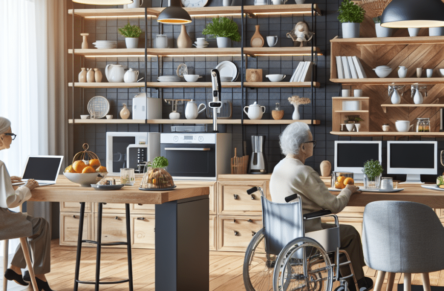 Cocinas Adaptadas: Claves en Iluminación y Mobiliario para Mayores de 60 Años